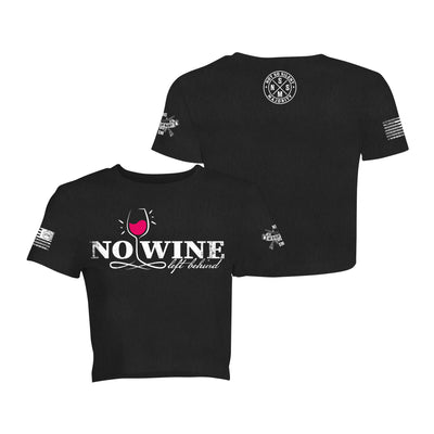 No Wine Left Behind Crop Top